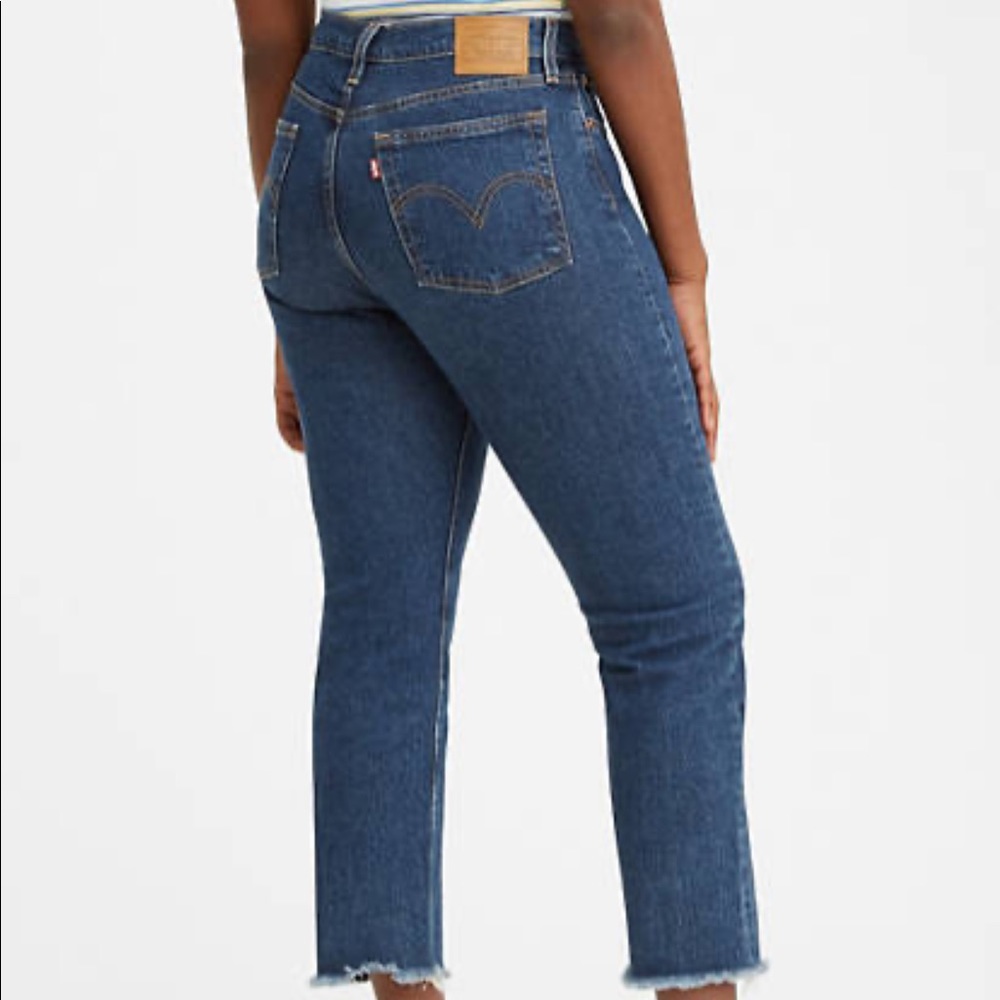 Levi’s Wedgie Straight Cropped Jeans